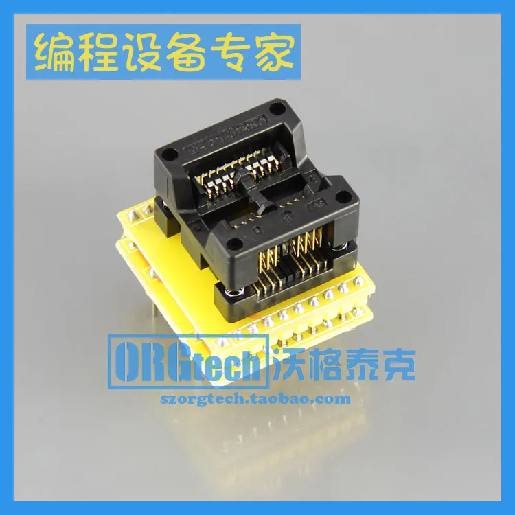 Double Slot Wide Body SOP8 to DIP8 Burner Socket Programming Adapter Test Seat Transfer Socket Storage
Double Slot Wide Body SOP8 to DIP8 Burner Socket Programming Adapter Test Seat Transfer Socket Storage