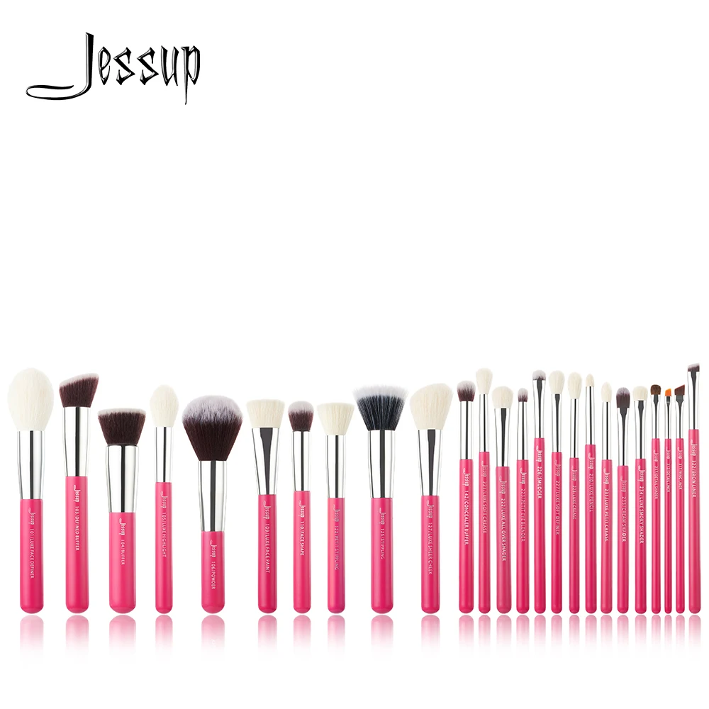 Jessup Rose-carmin/Silver Professional Makeup Brushes Set Make up Brush Tools kit Foundation Powder Blushes
Jessup Rose-carmin/Silver Professional Makeup Brushes Set Make up Brush Tools kit Foundation Powder Blushes