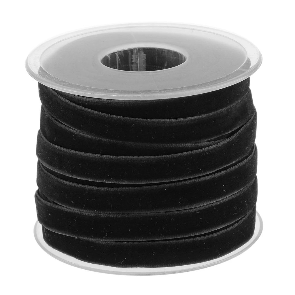 20 Yard 10mm Wide Velvet Ribbon Roll For Wedding Party Decoration Crafts 20 Yard 10mm Wide Velvet Ribbon Roll For Wedding Party Decoration Crafts