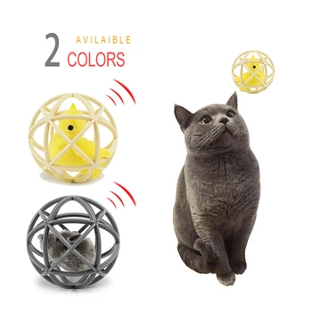 

ThinBest Electronic Toy For Cat Balls For Cats Squeaker For Toys Juguetes Para Gatos Brinquedo Gato Pet Products Cat Kicker Ball