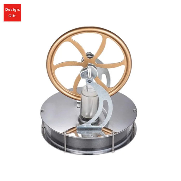 Educational Toy Gold Flywheel Low Temperature Difference Machine Stirling Model Science Experiment Teaching DIY Export Gift
Educational Toy Gold Flywheel Low Temperature Difference Machine Stirling Model Science Experiment Teaching DIY Export Gift