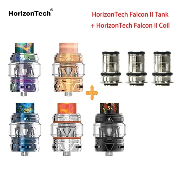 Original HorizonTech Falcon II Tank 5.2ml Atomizer With 3Pcs 0.14ohm Coil Vape Tank Electronics Cigarette VS Falcon King Tank
Original HorizonTech Falcon II Tank 5.2ml Atomizer With 3Pcs 0.14ohm Coil Vape Tank Electronics Cigarette VS Falcon King Tank