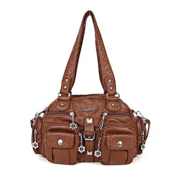 2020 new women's bag Europe and America Pu women's single shoulder bag solid color hand-held Messenger Bag Fashion dumpling bag 
2020 new women's bag Europe and America Pu women's single shoulder bag solid color hand-held Messenger Bag Fashion dumpling bag
