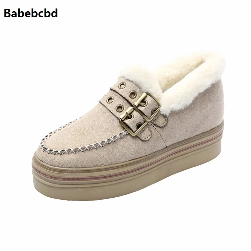 Net red plush shoes women's autumn and winter 2019 new type of Muffin Cake with thick soles and plush warm cotton shoes
Net red plush shoes women's autumn and winter 2019 new type of Muffin Cake with thick soles and plush warm cotton shoes