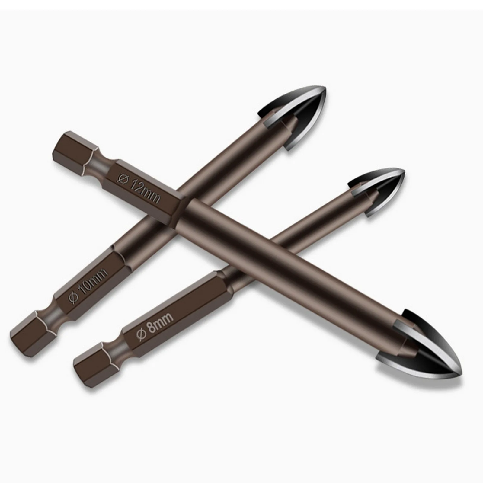 2PCS Tile Drill Bit Ceramic Porcelain Glass Brick Shank Cross Hex Spear Head 3 4 5 6 8 10 12mm
2PCS Tile Drill Bit Ceramic Porcelain Glass Brick Shank Cross Hex Spear Head 3 4 5 6 8 10 12mm