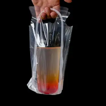 50pcs Tea Milk Packing Bags Takeaway Handbags PE Transparent Coffee Drinks Disposable Takeout Bags Carry Bags
50pcs Tea Milk Packing Bags Takeaway Handbags PE Transparent Coffee Drinks Disposable Takeout Bags Carry Bags
