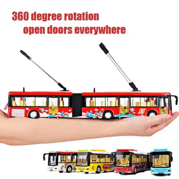 New Double-deck Alloy Bus Model Toy Large Children's Toy Car Sound Light Pull Back Toy Car A Birthday Present
New Double-deck Alloy Bus Model Toy Large Children's Toy Car Sound Light Pull Back Toy Car A Birthday Present