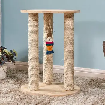 Cat Climbing Frame Sisal Cat Scratch Banshi Wood Cat Tree Platform Cat Cat Cat Toy Products
Cat Climbing Frame Sisal Cat Scratch Banshi Wood Cat Tree Platform Cat Cat Cat Toy Products