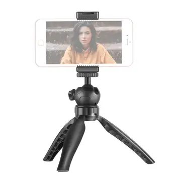 Neewer Mini Tripod Table Top Phone Tripod Stand with Metal Smartphone Clip, For iPhone/Samsung/Huawei etc, with 1/4 Inches Scre
Neewer Mini Tripod Table Top Phone Tripod Stand with Metal Smartphone Clip, For iPhone/Samsung/Huawei etc, with 1/4 Inches Scre