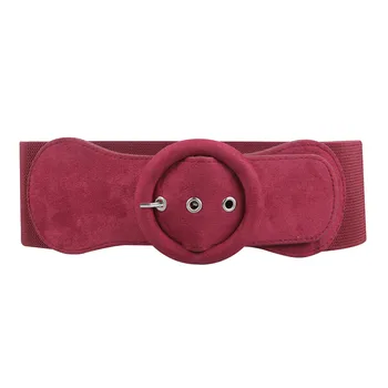 Casual Leisure Wide Smooth Suede Pin Buckle Belt Korean wild fashion suede dress pin buckle waist seal wide belt women 2020 
Casual Leisure Wide Smooth Suede Pin Buckle Belt Korean wild fashion suede dress pin buckle waist seal wide belt women 2020
