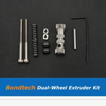 Double Gear Wheel Extruder Kit Dual Extrusion Wheel with Spring Set for Prusa MK2/MK2.5/MK3 Bondtech 3D Printer Accessories 
Double Gear Wheel Extruder Kit Dual Extrusion Wheel with Spring Set for Prusa MK2/MK2.5/MK3 Bondtech 3D Printer Accessories