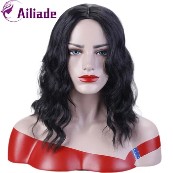 AILIADE 2020 Short Wavy Synthetic Wigs Ombre Pink Black Middle Part Heat Resistant Fiber For Women Daily/Cosplay Free Gift 
AILIADE 2020 Short Wavy Synthetic Wigs Ombre Pink Black Middle Part Heat Resistant Fiber For Women Daily/Cosplay Free Gift