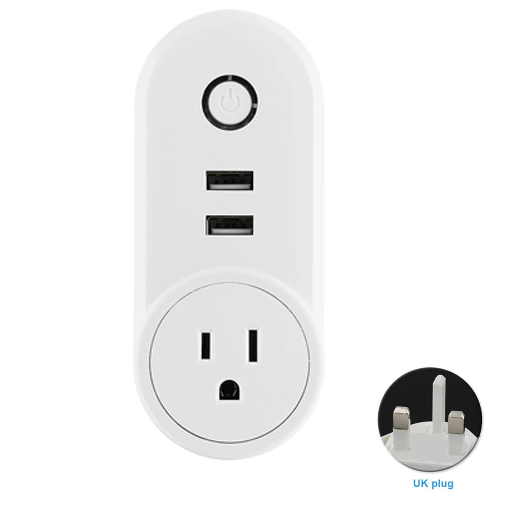 2.4GHz Power Outlet Smart Socket Voice Control Accessories WIFI Plug Remote Phone Wireless Indoor Timing Home
2.4GHz Power Outlet Smart Socket Voice Control Accessories WIFI Plug Remote Phone Wireless Indoor Timing Home