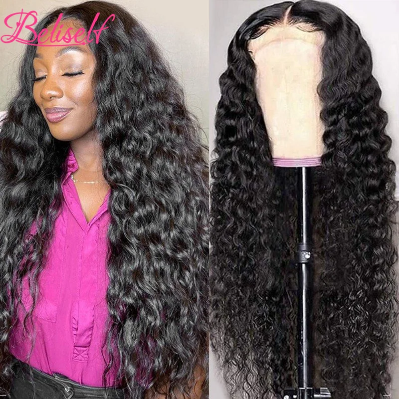 13X 6 кружевной передний парик волнистые кружевные парики для черных женщин