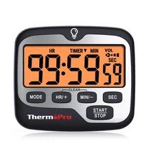 Kitchen Timer Thermopro Tm01 Cooking Countdown Digital Clock-Function Large with Backlight Kitchen Timer Thermopro Tm01 Cooking Countdown Digital Clock-Function Large with Backlight