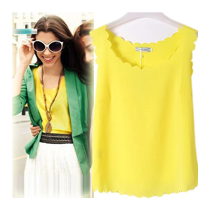 Large Size Wavy Side Vest Loose Halter Tops Shirt Lace Bottom Vest Sleeveless Chiffon Vest Shirts Thin Women Tops Blusas Solid C
Large Size Wavy Side Vest Loose Halter Tops Shirt Lace Bottom Vest Sleeveless Chiffon Vest Shirts Thin Women Tops Blusas Solid C