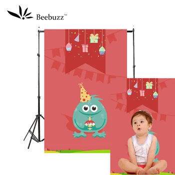Children birthday cartoon red background photography studio photophone green monster sticker
Children birthday cartoon red background photography studio photophone green monster sticker