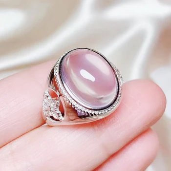 Per jewelry Men ring Natural real rose quartz flower style ring Free shipping 11ct big gemstone 925 sterling silver T20233
Per jewelry Men ring Natural real rose quartz flower style ring Free shipping 11ct big gemstone 925 sterling silver T20233