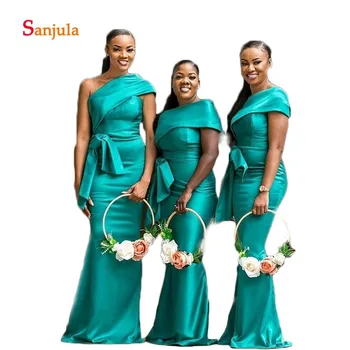 Mermaid Bridesmaid Dresses Long 2020 African Women Wedding Party Gowns One Shoulder Simple Maid of Honor Dresses D1386
Mermaid Bridesmaid Dresses Long 2020 African Women Wedding Party Gowns One Shoulder Simple Maid of Honor Dresses D1386