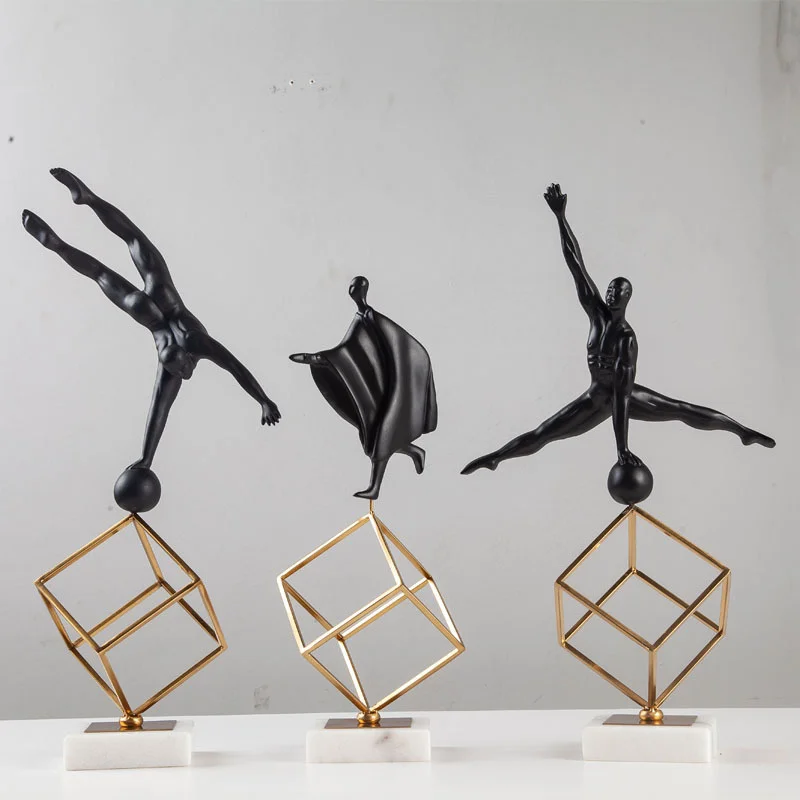 Nordic Simple Creative Gymnastics Villain Metal Crafts Sculpture Decoration Home Adornment Living Room Bedroom Desktop Ornaments
Nordic Simple Creative Gymnastics Villain Metal Crafts Sculpture Decoration Home Adornment Living Room Bedroom Desktop Ornaments