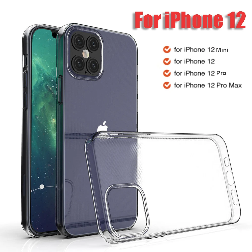 Clear TPU Case for IPhone 12 Pro Max Soft Thin Transparent Cover Protective iPhone Case for iPhone12 Series iPhone 12pro
Clear TPU Case for IPhone 12 Pro Max Soft Thin Transparent Cover Protective iPhone Case for iPhone12 Series iPhone 12pro