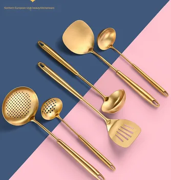 Fine workmanship Nordic 304 stainless steel cooking spatula easy to use and durable household kitchenware thickened integrated s
Fine workmanship Nordic 304 stainless steel cooking spatula easy to use and durable household kitchenware thickened integrated s