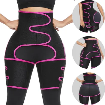 

High Waist Control Panties Hip Belt Burst Into Fitness Sports Adjustable Siamese Girdle Body Shaper Lady Legging Slimming