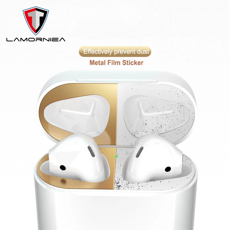 Lamorniea 1 Set Ultra Thin Skin Protective Cover Metal Film Sticker Iron Shavings Dust Guard For AirPods Airpod
Lamorniea 1 Set Ultra Thin Skin Protective Cover Metal Film Sticker Iron Shavings Dust Guard For AirPods Airpod