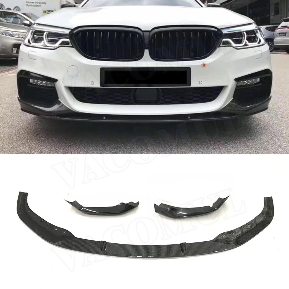 5 Series Carbon Fiber Front Bumper Lip Spoiler with Splitters Body Kits for BMW G30 G31 G38 M Tech M Sport 2017 2018 MP Style
5 Series Carbon Fiber Front Bumper Lip Spoiler with Splitters Body Kits for BMW G30 G31 G38 M Tech M Sport 2017 2018 MP Style