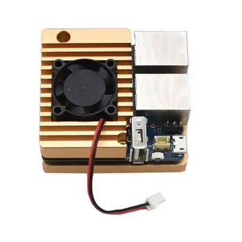 Mini Router Dual Ethernet Ports Power Supply Board with Case for NanoPi R2S M2EC
Mini Router Dual Ethernet Ports Power Supply Board with Case for NanoPi R2S M2EC