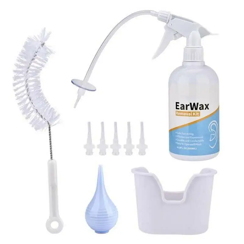 Ear Irrigation Cleaning Kit Premium Quality Ear Wax Removal Kit With Ear Washing Syringe Squeeze Bulb Ear Care for Adults & Kids
Ear Irrigation Cleaning Kit Premium Quality Ear Wax Removal Kit With Ear Washing Syringe Squeeze Bulb Ear Care for Adults & Kids