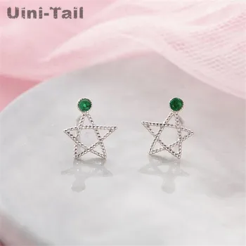 Uini-Tail hot new 925 sterling silver small fresh hollow five-pointed star sweet star earrings fashion tide flow stars jewelry
Uini-Tail hot new 925 sterling silver small fresh hollow five-pointed star sweet star earrings fashion tide flow stars jewelry