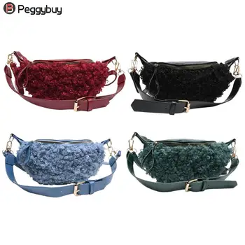 PU Leather Plush Women Fanny Chest Bag Winter Fashion Solid Color Zipper Shoulder Crossbody Bags for Women
PU Leather Plush Women Fanny Chest Bag Winter Fashion Solid Color Zipper Shoulder Crossbody Bags for Women