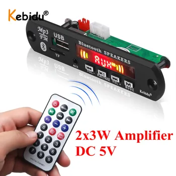 Kebidu 2x3W Amplifier Bluetooth MP3 Player Decoder Board For Speaker Car FM Radio Module Support Recording TF USB AUX Audio
Kebidu 2x3W Amplifier Bluetooth MP3 Player Decoder Board For Speaker Car FM Radio Module Support Recording TF USB AUX Audio