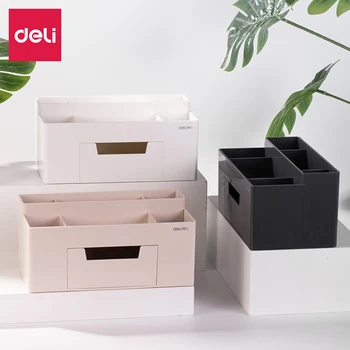 Deli Large Capacity Desk Pen Holder Pencil Makeup Storage Box Desktop Organizer Stand Case Pen Barrel School Office Stationery
Deli Large Capacity Desk Pen Holder Pencil Makeup Storage Box Desktop Organizer Stand Case Pen Barrel School Office Stationery