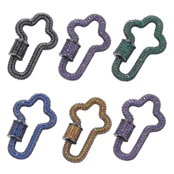 Juya DIY Spiral Carabiner Fasteners Handmade Cross Pendant Screw Lock Clasp Accessories For Needlework Pendant Necklace Making
Juya DIY Spiral Carabiner Fasteners Handmade Cross Pendant Screw Lock Clasp Accessories For Needlework Pendant Necklace Making