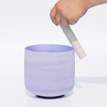 7 Inch B Crown 440hz 432hz Color Inside Purple Chakra Quartz Crystal Singing Bowl 
7 Inch B Crown 440hz 432hz Color Inside Purple Chakra Quartz Crystal Singing Bowl