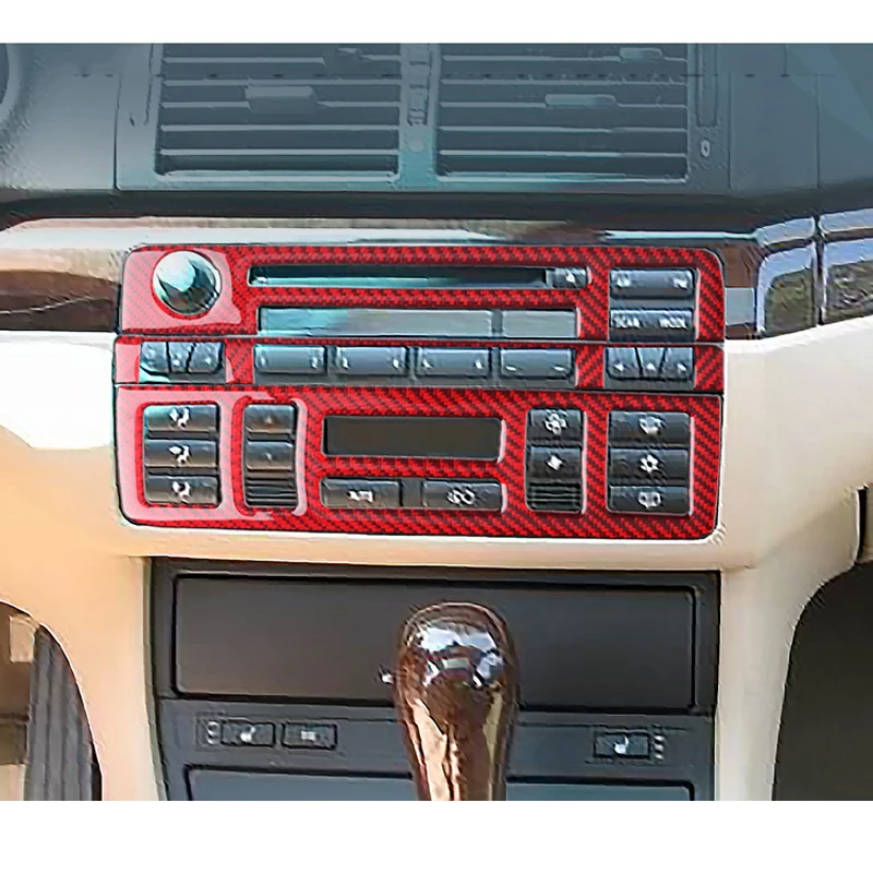 Central Control Multimedia Decorative Frame for BMW Old 3 Series E46 Carbon Fiber Red Button Frame Interior Modification
Central Control Multimedia Decorative Frame for BMW Old 3 Series E46 Carbon Fiber Red Button Frame Interior Modification