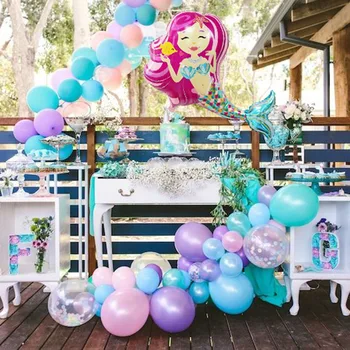 Girls Birthday Party Mermaid Party Decoration Banner Balloons Happy Birthday Garland Mermaid Tail Shell Banner Baby Shower Decor
Girls Birthday Party Mermaid Party Decoration Banner Balloons Happy Birthday Garland Mermaid Tail Shell Banner Baby Shower Decor