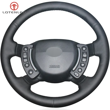 LQTENLEO Black Genuine Leather DIY Hand-stitched Car Steering Wheel Cover For Land Rover Range Rover 2003-2012
LQTENLEO Black Genuine Leather DIY Hand-stitched Car Steering Wheel Cover For Land Rover Range Rover 2003-2012