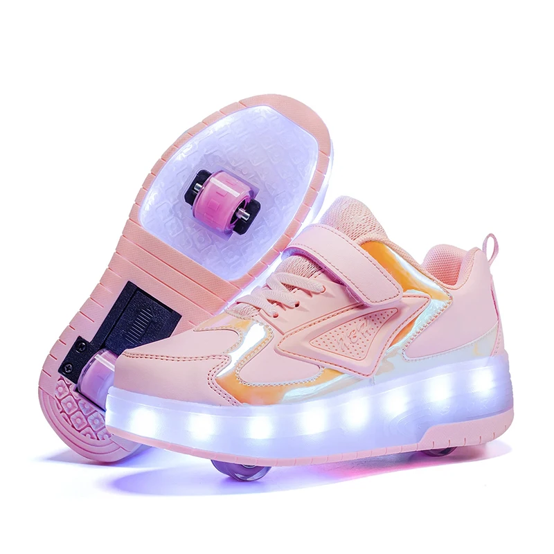 Kids Roller Skates Led Light USB Charge 2 Wheels Skating Sneaker Child Boy Girl Flashing Shoes Kids Flying Shoes Breathable
Kids Roller Skates Led Light USB Charge 2 Wheels Skating Sneaker Child Boy Girl Flashing Shoes Kids Flying Shoes Breathable