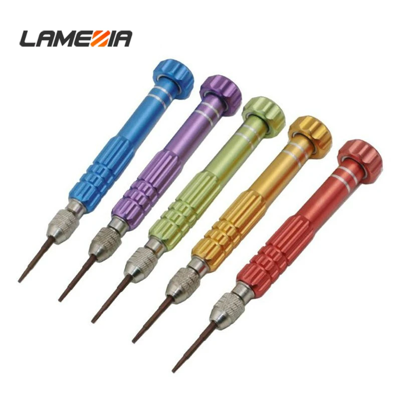LAMEZIA 5 In 1 Aluminum Screw Driver Disassemble Maintenance Tools Combination Precision Random Color Screwdriver Set For Phone
LAMEZIA 5 In 1 Aluminum Screw Driver Disassemble Maintenance Tools Combination Precision Random Color Screwdriver Set For Phone