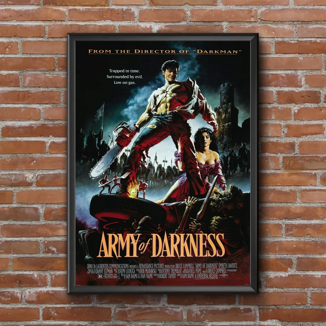 

Army Of Darkness Vintage Classic Movie Poster Canvas Print Home Wall Painting Decoration (No Frame)