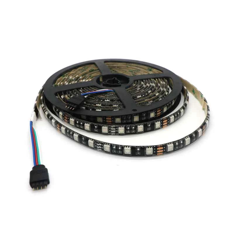 

SZYOUMY 100M LED Strip 5050 Black PCB IP65 Waterproof IP20 DC12V Flexible LED Light 60 LED/M RGB 5050 LED Strip Blue Green Red