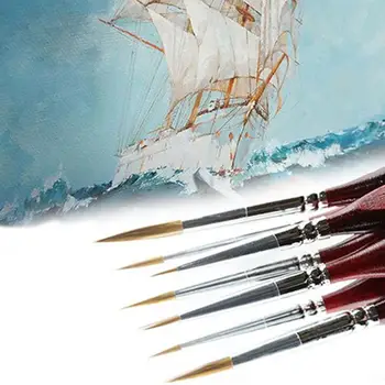 1 piece Paint Brush Miniature Detail Fineliner Nail Drawing Half Art Wolf Supplies Brushes Brush For Acrylic Paint Painting C6I8 
1 piece Paint Brush Miniature Detail Fineliner Nail Drawing Half Art Wolf Supplies Brushes Brush For Acrylic Paint Painting C6I8