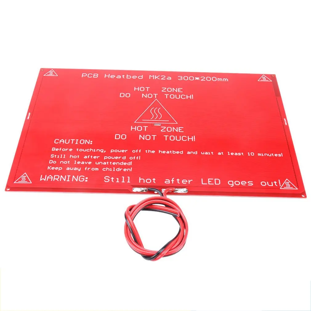 MK2A Heated Bed PCB Heatbed 12V Red Heating Hot Bed 3D Printers Set Large Size Hot Bed PCB Hot Plate 3D Printer Heating Plate
MK2A Heated Bed PCB Heatbed 12V Red Heating Hot Bed 3D Printers Set Large Size Hot Bed PCB Hot Plate 3D Printer Heating Plate