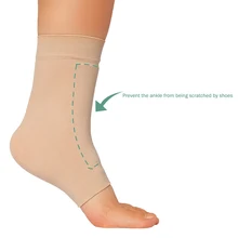 One คู่นุ่มรองเท้า Liner เท้าป้องกันเจลยืดหยุ่นแขนยาวข้อเท้าส้นป้องกันสเก็ตน้ำแข็งรูปม้าขี่(China)