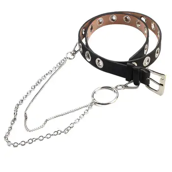 Man Women Belt Imitation Leather Pin Buckle Belt New Punk Wind Jeans Fashion Individual Decorative Belt Chain Sport Fitness Belt
Man Women Belt Imitation Leather Pin Buckle Belt New Punk Wind Jeans Fashion Individual Decorative Belt Chain Sport Fitness Belt