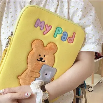 Tablet bag for iPad protection bag Cartoon Cute Embroidery 10 10.8 11 13 pad storage sleeve ins bear
Tablet bag for iPad protection bag Cartoon Cute Embroidery 10 10.8 11 13 pad storage sleeve ins bear