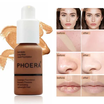 Phoera Matte Liquid Foundation Mineral Touch Whitening Concealer Makeup Coverage Cream Foundation TSLM1
Phoera Matte Liquid Foundation Mineral Touch Whitening Concealer Makeup Coverage Cream Foundation TSLM1